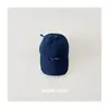 Gorra de Béisbol Desgastada con Bordado de Letras Estilo Coreano para Niños, Gorra Versátil de Ala Suave para Sol, Moda de Primavera y Otoño para Niños, Gorra para Bebé