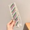 Parche Floral de Punto Francés para Flequillo, Parche Mágico para el Cabello para Mujeres, Cinta para el Cabello sin Presión, Diadema para Lavarse la Cara, Diadema, Accesorio para el Cabello