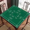 Toalha de Mesa Especial para Mesa de Mahjong, Silenciador Espessado, Tapete para Mesa de Jogo de Cartas Poker, Tapete de Mesa Quadrado Antiderrapante de Veludo Cristal