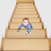 Alfombrilla Antideslizante Transfronteriza Amazon Alfombrilla para Escaleras Sin Adhesivo Autoadhesiva PVC Doble Raya Alfombrilla para Peldaños