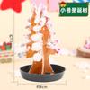 Árbol de Navidad Mágico Árbol de Papel Crecerá Copos de Nieve y Florecerá Cristales de Crecimiento Mágico con Riego Regalo de Navidad Colorido