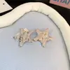 Horquilla de Diamante Estrella Plateada Y2K Nicho Flequillo Lateral Pinza de Pato Estilo Dulce Fresco de Moda Accesorios para el Cabello Venta al por Mayor para Mujeres