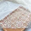 Cortina de Balcão de Renda com Tule Branco Tecido de Cortina de Gaze Tecido para Fundo de Foto de Casamento Mesa de Jantar Vestido Tecido para Roupas