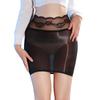 Falda de Cadera de Aceite de Caballo, Lencería de Encaje, Falda Sexy Ajustada de Cadera Aceitosa, Tentación Apasionada, No Necesitas Quitarte los Calcetines Transparentes