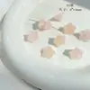 Cuentas de Cristal Checo Doméstico de Colores, Cadena Dorada para Teléfono Móvil de Lirio del Valle, Materiales para Pulseras DIY, Accesorios de Joyería