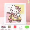 Juguete de Diamante Regalo Educativo Soporte de Exhibición Popular Exquisito Hello Kitty Dibujo de Diamante Hecho a Mano