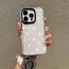 Estilo de comércio exterior minimalista e delicado, capa de celular floral margarida fresca para iPhone 13, capa macia de TPU transparente para Apple 17 Pro
