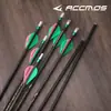 Flechas de Carbono Accmos com Diâmetro Interno 6.2 para Treinamento de Tiro com Arco, Competições ao Ar Livre e Pontas de Flecha Intercambiáveis, Atacado do Fabricante