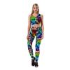 Aliexpress Más Vendido Conjunto Casual de Dos Piezas para Fitness Estampado 3D Patrón Tridimensional Traje Deportivo B03126+Kyk1244