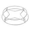 Suporte de Panela de Aço Inoxidável Doméstico Multifuncional Estrela de Cinco Pontas Suporte para Cozinhar no Vapor Suporte para Panela Ferramenta de Cozinha Base Isolada Suporte de Armazenamento Atacado