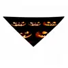 Pañuelo para mascotas transfronterizo estilo calabaza de Navidad Halloween accesorio para perro bufanda triangular lindo y adorable bufanda para el cuello de gato