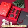 Peine de Madera de Ébano Natural Set de Caja de Regalo Personalizable con LOGOTIPO Regalo de Cumpleaños para Madre Novia Peine Masajeador de Gama Alta para Principiantes