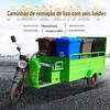 Caminhão de lixo de compressão sem vazamento Chengde Transportador de lixo Caminhão de lixo montado na traseira de seis rodas