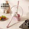 Suporte para tampas de panela Sanrio, suporte multifuncional para tampas de panela na bancada, M tábua de corte, espátula, suporte de armazenamento para tampas de panela com drenagem