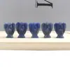 Temu Ornamento de Ángel de Piedra Natural y Cristal Transfronterizo de 1 pulgada Adornos para Escritorio del Hogar Bolsillo con Solapa para Joyería Pantalones Decoración de Regalo