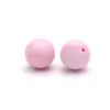 Contas de Silicone 12mm Redondas Contas para Dentição Mastigáveis Contas Soltas Redondas Acessórios para Colar DIY Mastigáveis de Grau Alimentício
