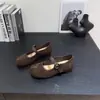 Zapatos Mary Jane con velcro de estampado de leopardo, nueva colección de verano 2026, ligeros, que aumentan la altura y hacen que tus pies parezcan más pequeños, bailarinas
