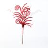 Ramas de Lirio con Polvo Dorado Decoración Navideña Enchufe para Árbol de Navidad Suministros de Ambiente Fiesta Ramas de Simulación Lirio con Polvo Dorado