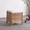 Caja de almacenamiento de malla de madera maciza nórdica caja de almacenamiento grande con tapa caja de almacenamiento para tienda de ropa Mesa B&B mesa de centro caja de almacenamiento