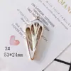 Acessórios de Joias DIY Atacado Novo Retro Exagerado Concha Banhado a Ouro K Branco Shell Pequeno Pingente Acessórios de Brincos