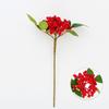 Ramas de Bayas Pequeñas Artificiales Transfronterizas con Hojas, Frutos Rojos, Accesorios para Arreglos Florales DIY, Accesorios para Fotografía, Adornos Decorativos para Escritorio en Casa