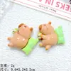 Nuevos Accesorios de Resina DIY Capillara de Café Pegamento de Crema Pasador Hecho a Mano Diadema Pegatinas de Papelería para Refrigerador