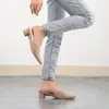 Sandalias de Moda Haley Shark Primavera y Verano Baotou Medias Zapatillas para Mujer Nuevas Sandalias y Zapatillas de Tacón Grueso Zapatos Casuales de Punta