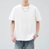 Camiseta de Verano Nueva para Hombre Danbaoni, Color Sólido, Manga Corta, Peso Pesado, Fresca y Transpirable, Elástica, Corte Ajustado, Cuello Redondo, Tallas Grandes.