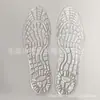 Plantillas de gel elástico para masaje, suaves para correr y deportes, absorben impactos y reducen la presión, se pueden cortar para aumentar la altura, con base adhesiva, plantillas completas de silicona