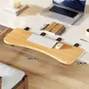 Tablero de Extensión para Hueco de Escritorio de Dormitorio, Escritorio Plegable para Computadora, Soporte para Teclado y Ratón, Estante de Almacenamiento Multifuncional sin Perforaciones