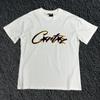 Versión Correcta Crtz Estilo Callejero Americano Manga Corta Marca de Nicho de Moda Estampada Holgada Camiseta Costa Oeste