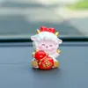 Enfeite de Carro Ovelha Auspiciosa Novo Estilo Presente de Festival da Primavera para Namorado Lembrança Pequena Ovelha Auspiciosa Decoração de Interior de Carro Presente Ovelha do Zodíaco