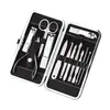 Cortador de Unhas Aço Carbono Afiado e Durável Tesoura de Unha Conjunto de Beleza Conjunto Completo de Cortadores de Unha Conjunto de Ferramentas para Manicure Ferramentas de Manicure