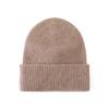 Cachecol 2026 Outono e Inverno Novo Chapéu Gorro de Malha de Cor Sólida de Alta Qualidade para Mulheres, Quente para Uso Externo, Resistente, com Punho