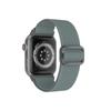 Adecuado para correa tejida de Apple, correa de nailon para Apple Watch, correa para iWatch, estilo étnico, línea de hebilla plana