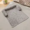 Alfombrilla para Mascotas Antirrayones de Venta Caliente Transfronteriza, Nueva Cama Gruesa de Felpa Antideslizante para Perros en Sofá, Suministros para Mascotas