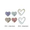 Nuevos Zapatos Cueva del Amor de Perlas Incrustadas de Diamantes Accesorios DIY Funda para Teléfono Móvil Calcomanía de Belleza Material de Diamantes Decoración Flor para Zapato en stock