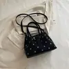 Bolsa de Gran Capacidad de Lunares para Comercio Exterior para Mujer 2026 Nuevo Bolso Versátil para el Trabajo, de Hombro Único, Debajo del Brazo, Bolso de Cubo Casual de Mano