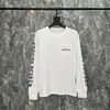 Versión Correcta Cro CH Algodón Puro de Alta Calidad Camiseta de Manga Larga Estampada para Hombre y Mujer Venta al por Mayor Artículos en Stock Venta al por Mayor Europea Americana Explosivo
