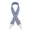 Accesorios de correa de hombro para bolso de rombos nuevo transfronterizo correa de hombro única cruzada ajustable reemplazo correa de hombro larga correa de cordón jacquard