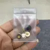 Etiqueta de PVC en Blanco Bolsa Pequeña Etiqueta de Marca de Ropa Etiqueta de Cuello Bolsa Etiqueta Transparente Lista para Usar Boca Plana Etiqueta Tejida de Plástico Bolsa Suave