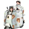# Cubierta a Prueba de Viento para Patinete Eléctrico para Niños, Forrada de Polar para Otoño e Invierno, Engrosada, A Prueba de Frío, Cálida, Impermeable, Ropa a Prueba de Viento para Bicicleta Eléctrica