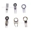 Marcadores de Bola de Aleación de Zinc Incrustados con Diamantes, Marcadores de Bola con Bandera, Pinzas para Gorra de Golf, Marcadores de Bola Impresos Digitalmente