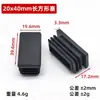 Tampões Quadrados de Plástico para Tubo, Plugues para Tubo, Tampões para Tubo de Aço, Capas para Tubo de Aço Inoxidável, Tampões de Extremidade, Capas para Pés de Mesa e Cadeira, Protetores de Pé para Móveis