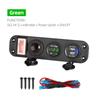 Cargador de Teléfono Móvil para Coche Carga Rápida Uno a Tres Coche RV Yate Modificado Panel PD+USB 12-24V Universal