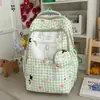 Mochila Nueva de Nicho de Cien Capacidad Mochila Escolar para Estudiante de Secundaria Estilo Campus Femenino Moda Estudiante de Secundaria Mochila de Alta Apariencia