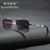 Nuevas Gafas de Sol Cuadradas de Moda 35031 Gafas de Sol Retro Europeas y Americanas para Hombre Gafas de Sol Versátiles Modernas para Conducir