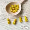 Flor de Cerezo TempranaSentimiento de PrimaveraRosa y VerdeVidrio ChecoHecho a Mano con CuentasPulsera DIYAccesorios de Material para Hacer Pulseras a Mano