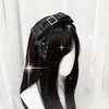 Serie Bud de Tierra Producción Pedrería Pequeño Estilo Chanel Cuadros Lazo Encaje Diadema Lolita Accesorios para el Cabello