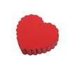 Etiqueta Día de San Valentín Boda Corazón Rojo Forma Amor Regalo Mensaje Tarjeta de Deseo Cuero Vacuno en Blanco Decoración Día de la Madre
